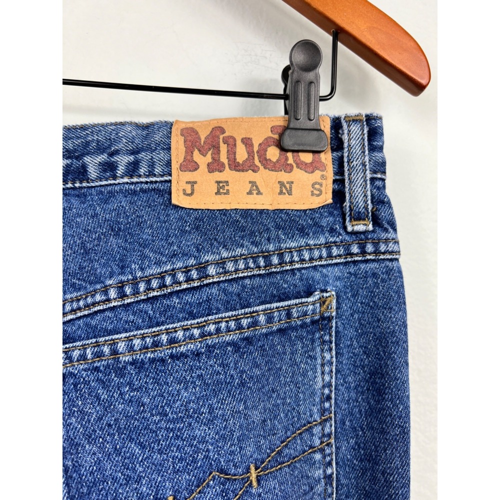 VTG Women's MUDD Denim High Rise Flare Jeans For The Beat Generation 30 X 33‎ - Picture 6 of 14